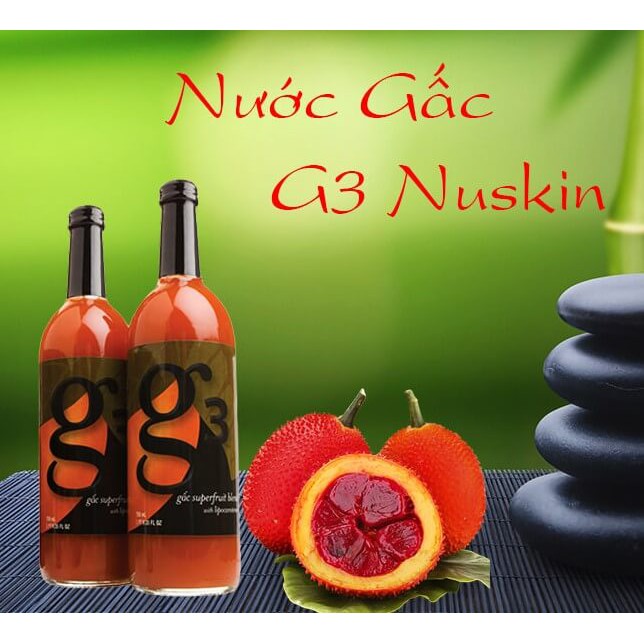 [Chính hảng 100%] Nước gấc G3 NUSKIN chai mẫu mới 900ml