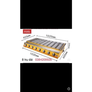 Bếp ga nướng 8 trụ, 8 đầu đốt