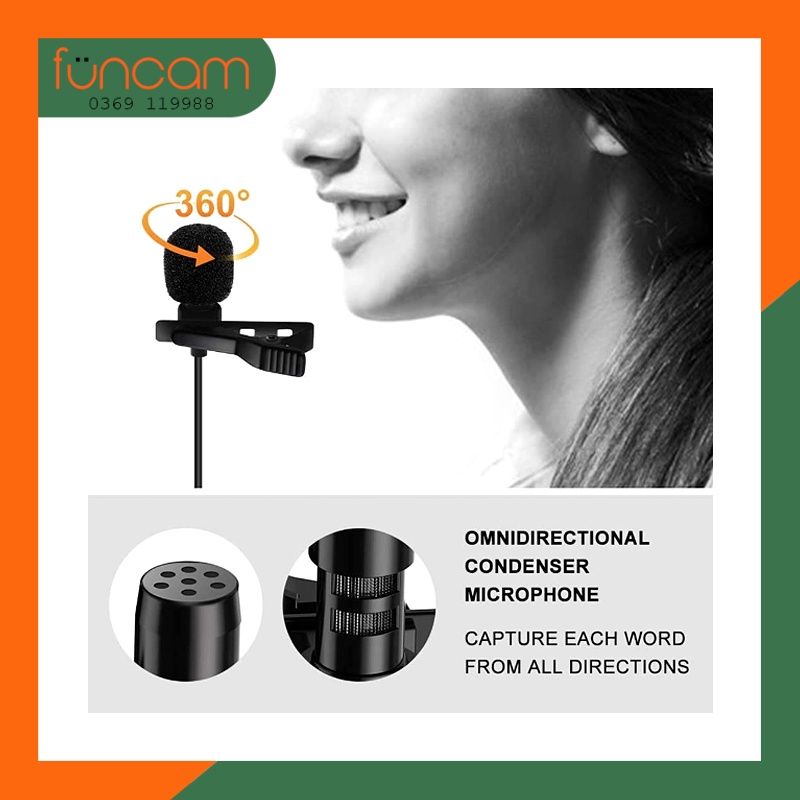 Micro cái áo dùng cho máy ảnh, điện thoại, máy tính