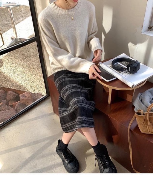 Chân váy caro ba màu | BigBuy360 - bigbuy360.vn