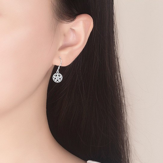 Bông tai mạ bạc 925 nguyên chất đính ngọc trai nhân tạo nhiều kiểu dáng độc đáo phong cách Hàn Quốc