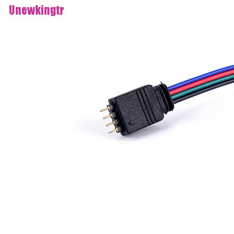 1 Dây Nối Đầu Đực 50cm 4pin Màu Đỏ Cho Dây Đèn Led Rgb 3528 5050