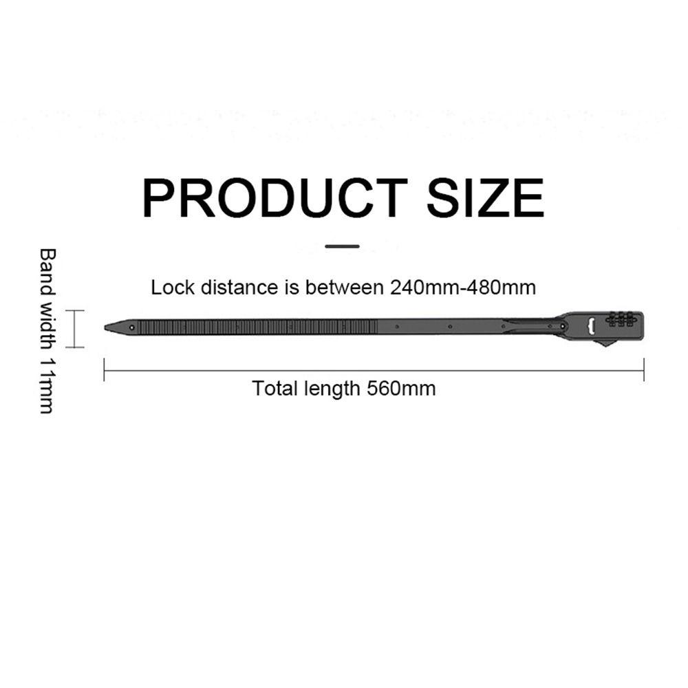 Danilo Dây Khóa Tự Động Bảo Vệ Chống Trộm Dành Cho Xe Đạp