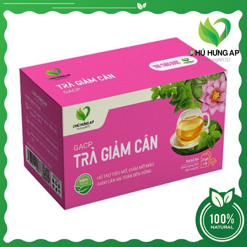 [ SIÊU SALE ] Trà Giảm Cân Lá sen túi lọc 400g