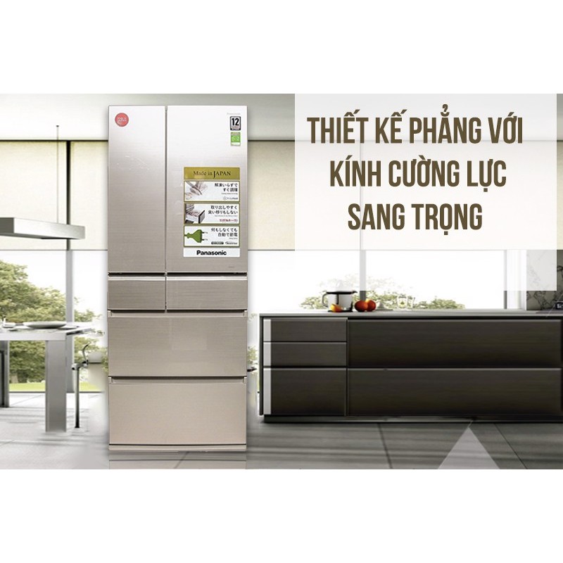 [CHỈ GIAO TẠI HCM] - Tủ Lạnh 6 Cánh Panasonic 589 Lít NR-F603GT-N2 - Bảo Hành 3 Năm - Hàng Chính Hãng