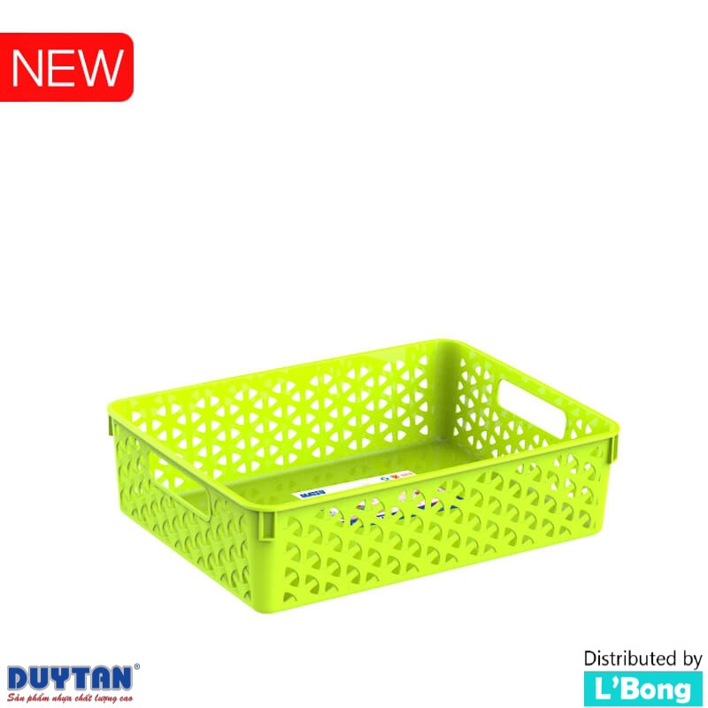 Rổ chữ nhật đan 2T1 (21 cm) Duy Tân