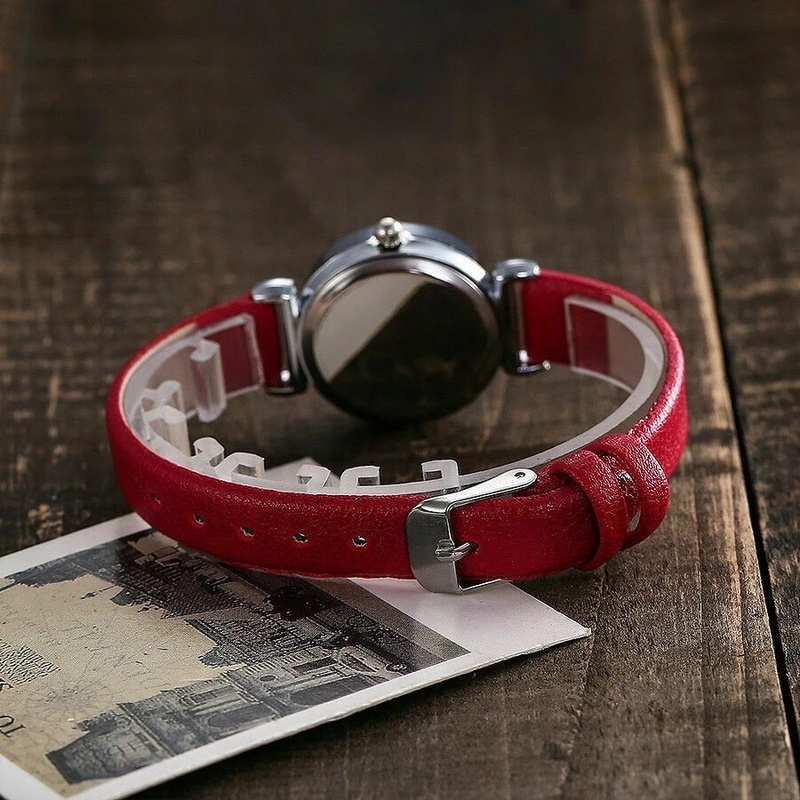 Đồng Hồ Điện Tử Dây Da Phong Cách Vintage