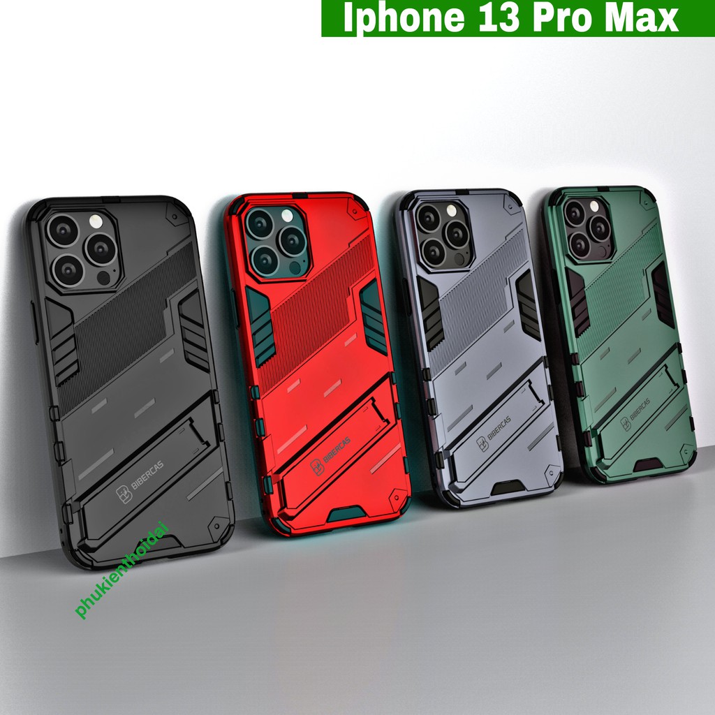 Ốp lưng Iphone 13 Pro Max / 13 Pro / 12 / 12 Pro Max Iron Man Ver 2 chống sốc giá đỡ xem phim thời trang cao cấp