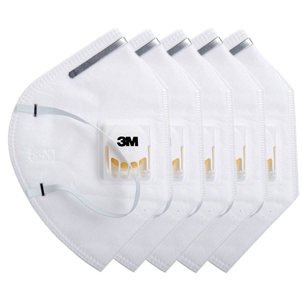 Khẩu trang y tế 3M, khẩu trang 3M 9001V, có van thở, chống bụi mịn PM2.5 sử dụng nhiều lần N95 VAN | BigBuy360 - bigbuy360.vn