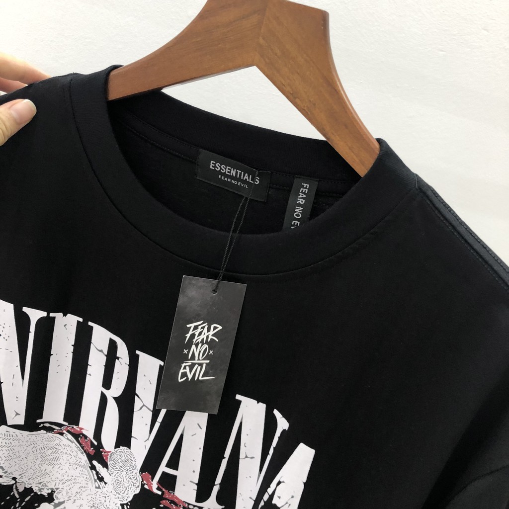 Áo thun tay lỡ nam NIRVANA , áo thun nam form rộng , local brand, Dricco official