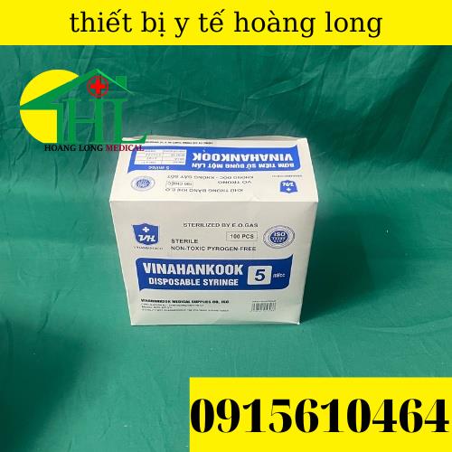 [Bán lẻ 10 chiếc] Bơm tiêm 1 lần Vinahankook 5ml