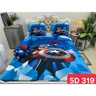 Bộ drap thun lạnh ý 5D cao cấp MS 318