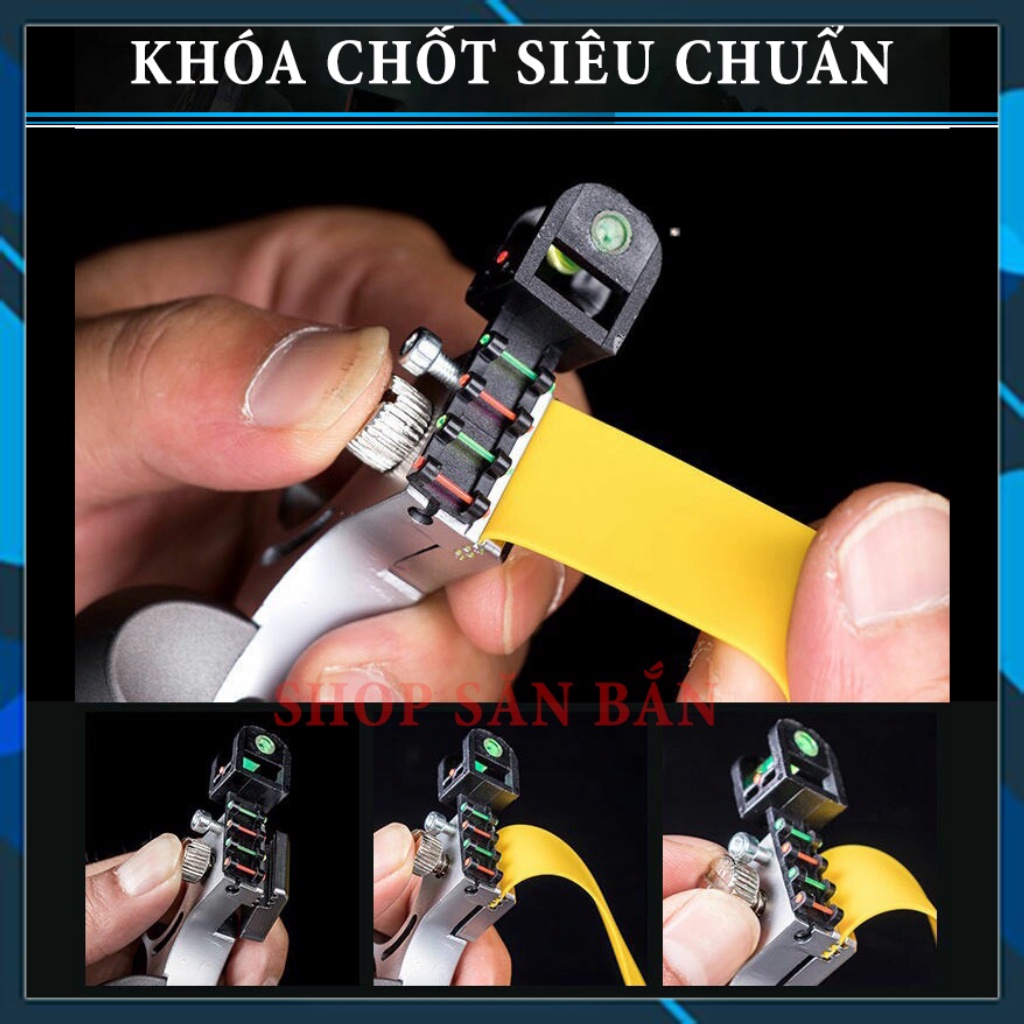 Ná cao su Mẹc - Kèm tia Laze, cân nước xịn sò - Tặng kèm dây thun precise chính hãng  - Ná Cao Su VTA