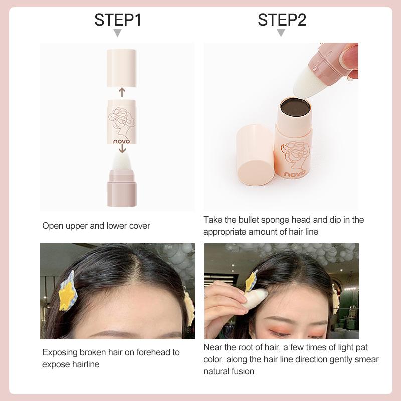 (Hàng Mới Về) Phấn Che Khuyết Điểm Cho Tóc Và Trán Tự Nhiên Novo | BigBuy360 - bigbuy360.vn