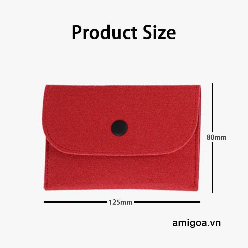 Túi Vải Nỉ Đựng Điện Thoại Di Động Tiện Dụng