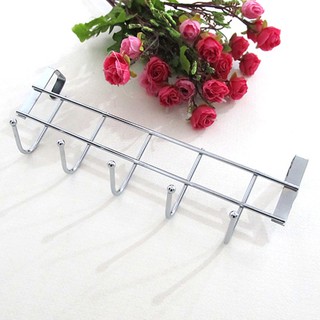 Móc treo quần áo gắn cửa đa năng inox tiện ích 1432 SIÊU THỊ TIỆN ÍCH