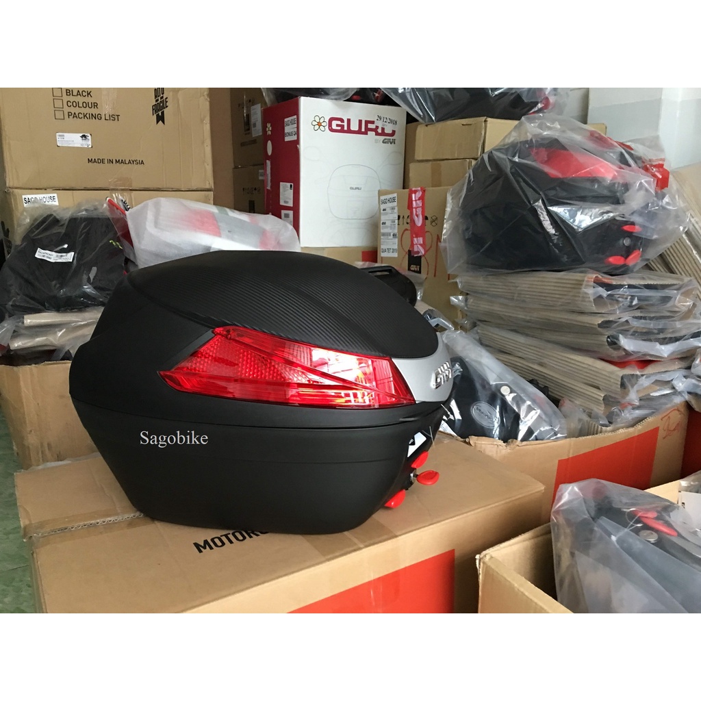 Thùng xe SH 350i, thùng Givi B34N kèm đế, hàng chính hãng, bảo hành 2 năm