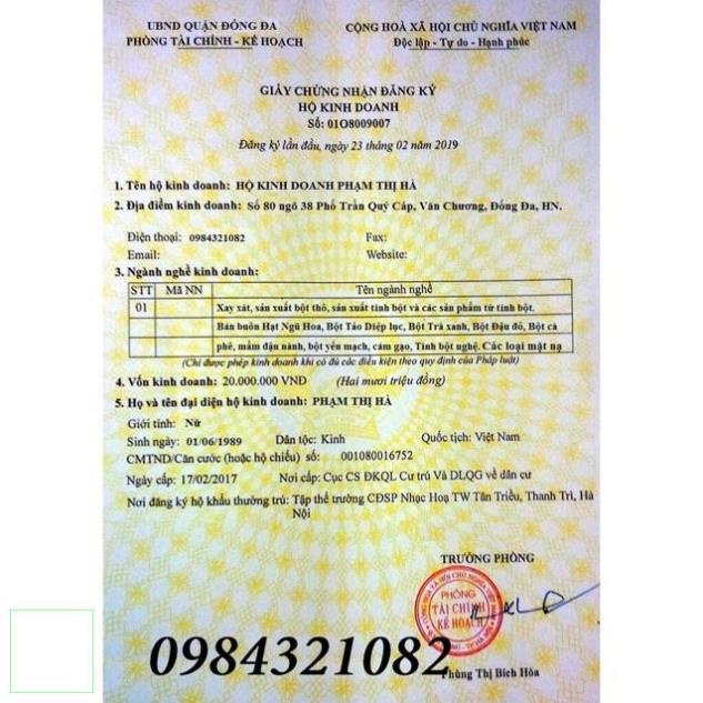 1kg Bột yến mạch đắp mặt tắm trắng handmade