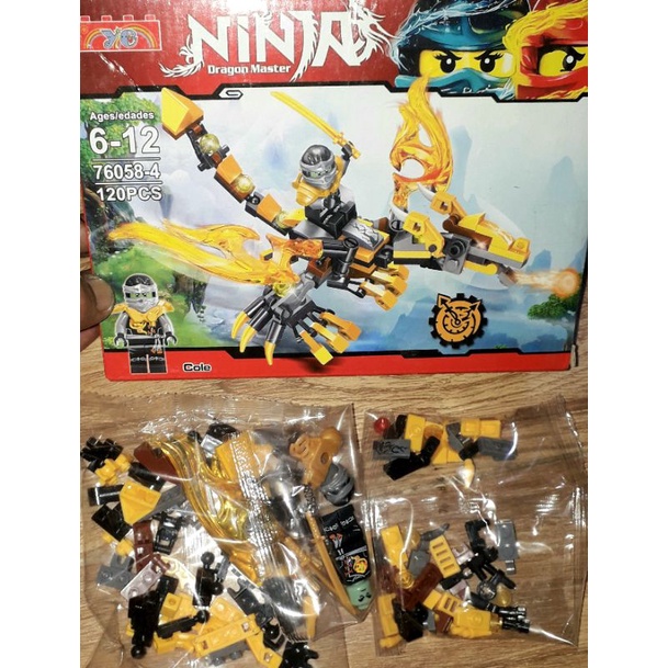 Lắp ráp LegoNinjago Cưỡi Phụng Hoàng 76058 có từ 119 chi tiết