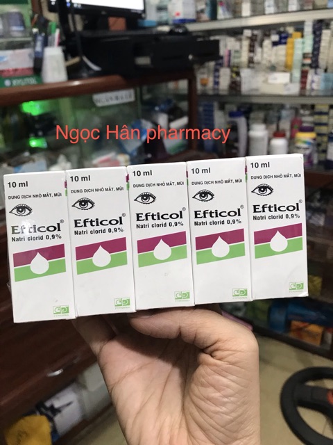 EFTICOL 0,9 % NƯỚC VỆ SINH MŨI LỐC 10LỌ