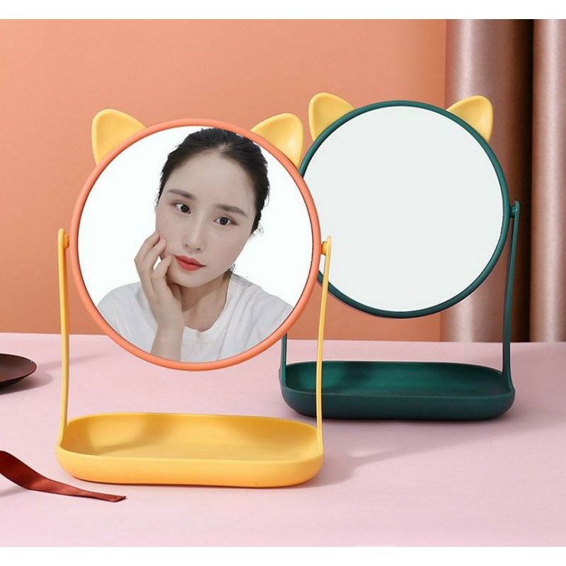 Gương trang điểm tai mèo trang điểm xinh hơn, đẹp hơn#