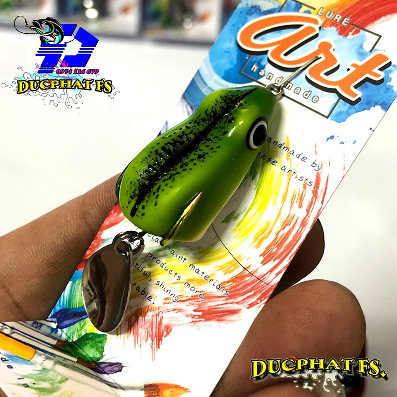 Mồi câu lure cá lóc V5 , nhái thái lure.! mồi giả câu lure .!!!