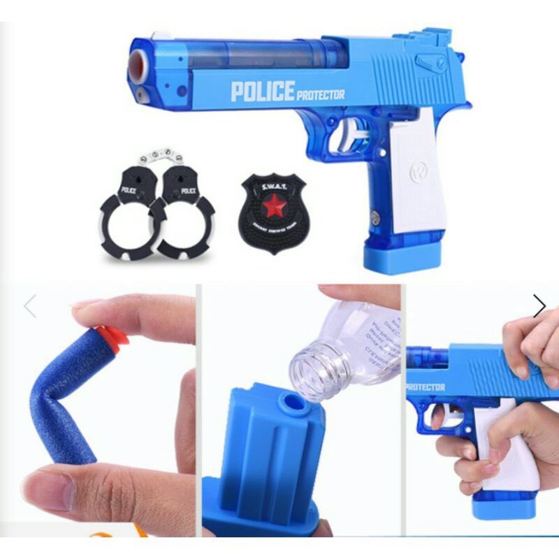 Đồ chơi tập làm POLICE mẫu mới (CONG0175) xốp và nước