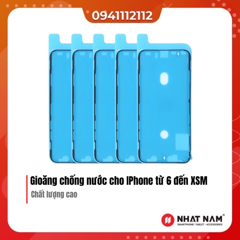 Gioăng chống nước cho iPhone 6S đến XS Max