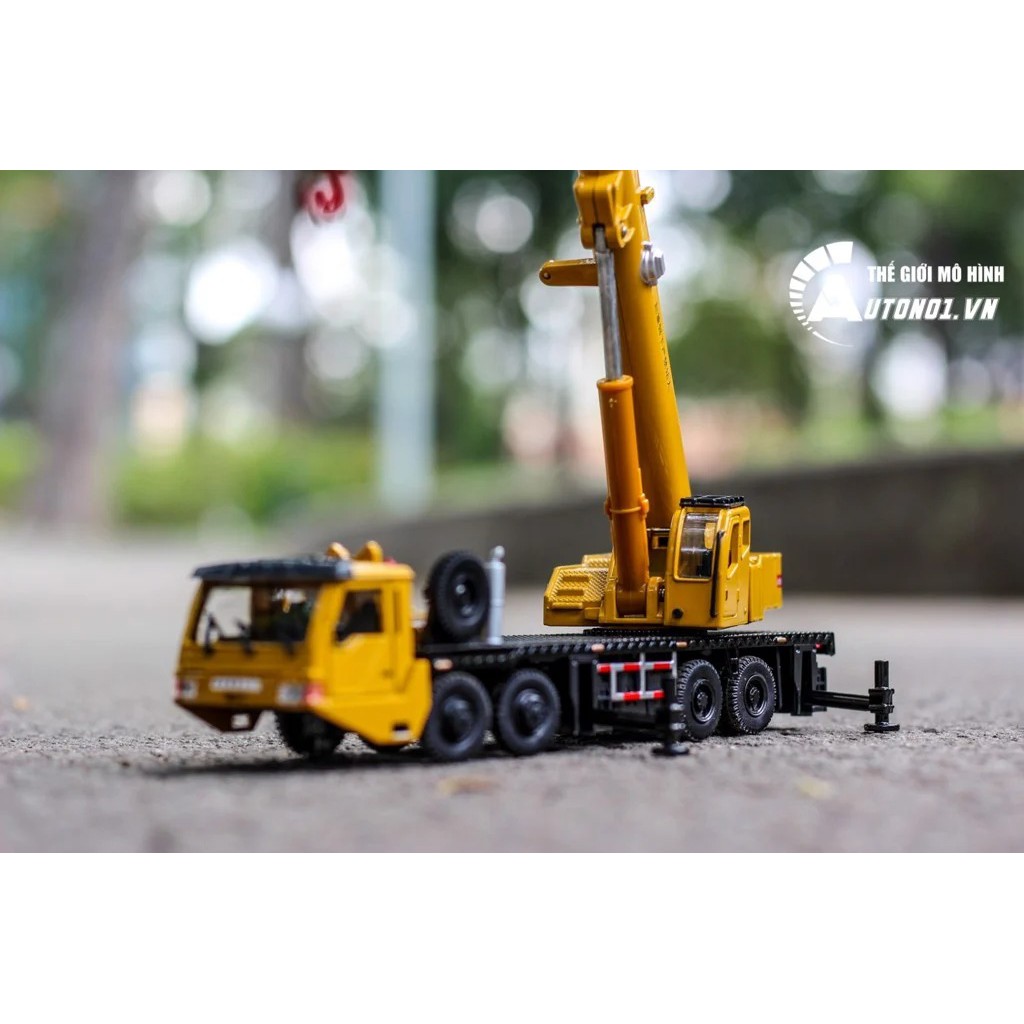 MÔ HÌNH XE TRỤC CẨU 16 BÁNH 3 TẦNG 97CM, MÓC 1:55 KAIDIWEI 5262