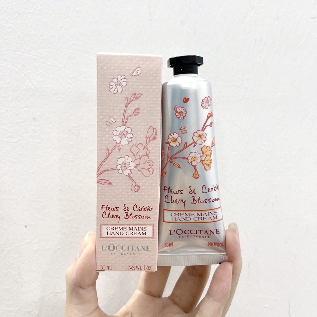 Set 6 Kem Dưỡng Da Tay L 'Occitane Chiết Xuất Bơ Hạt Mỡ * 2 Hoa Hồng * 2 30ml * 6