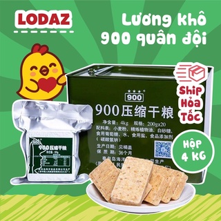 Lương khô quân đội 900 Ba Sao thùng sắt 4 kg