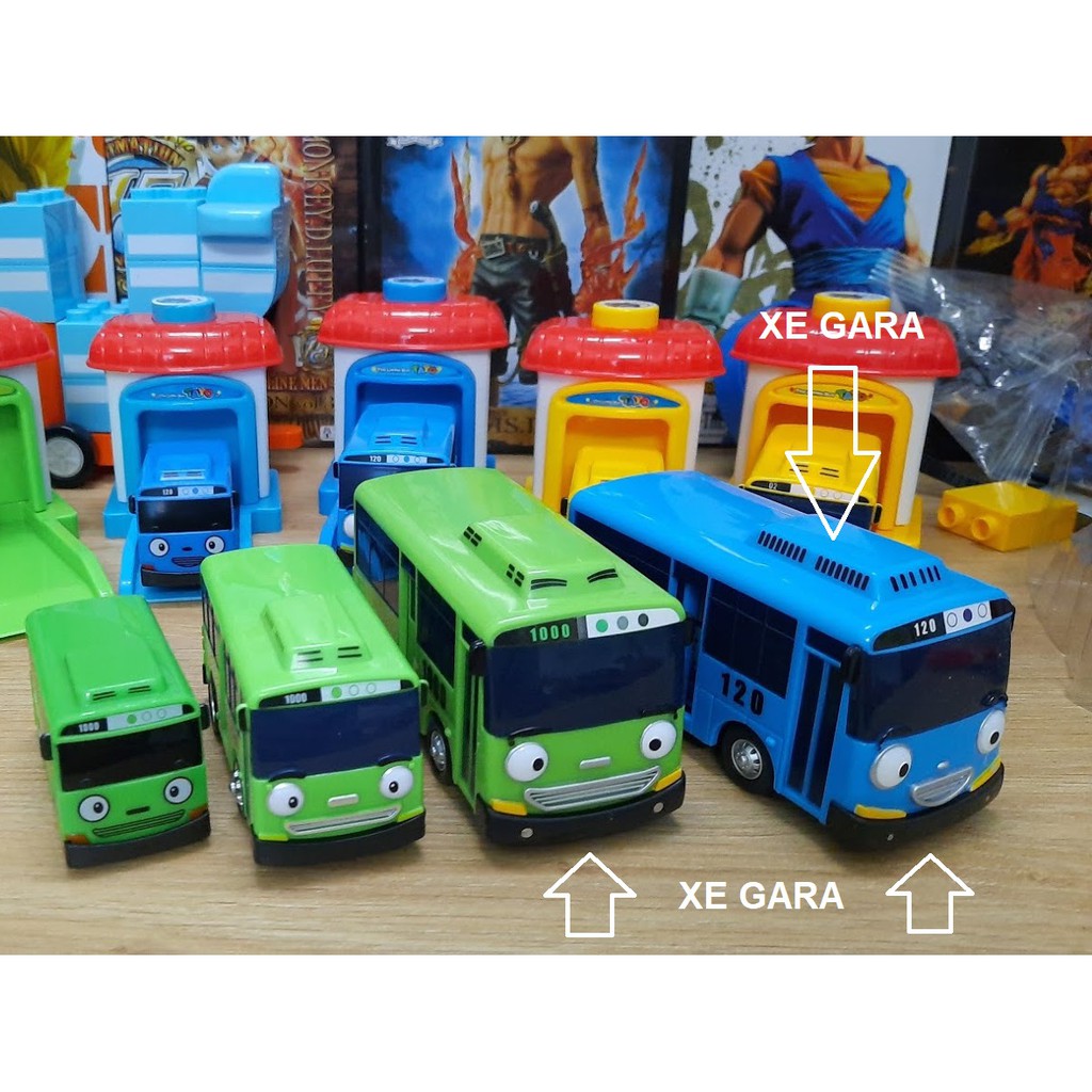 Mô hình Gara tayo The little bus cỡ lớn đồ chơi trẻ em gồm 2 xe buýt tayo cỡ lớn bằng nhựa