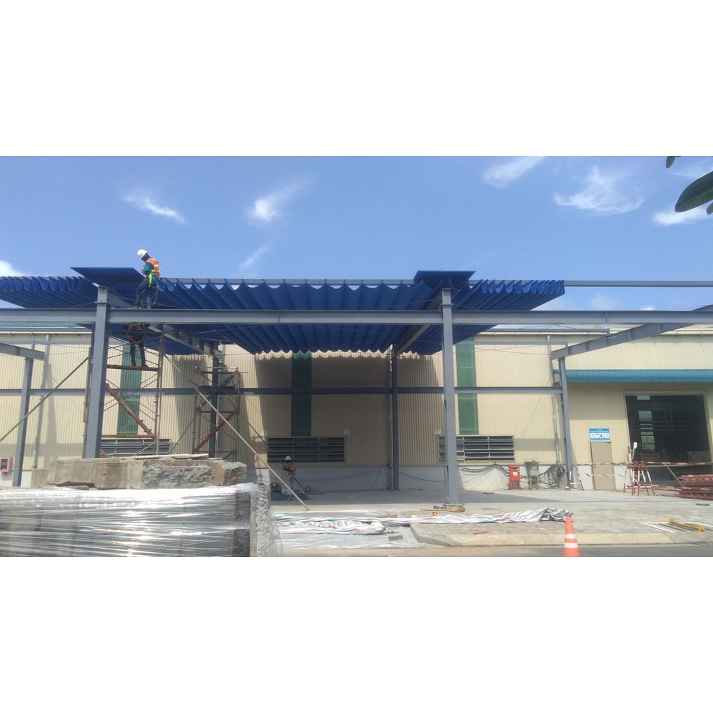 30m Dây thừng PP 7ly (7mm)siêu bền. dây kéo bạt mai che di động, giếng trời, cột bạt xe tải