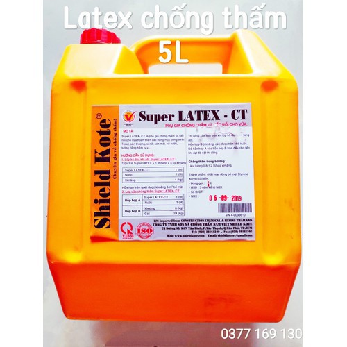 Super Latex - Phụ gia chống thấm và kết dính bê tông