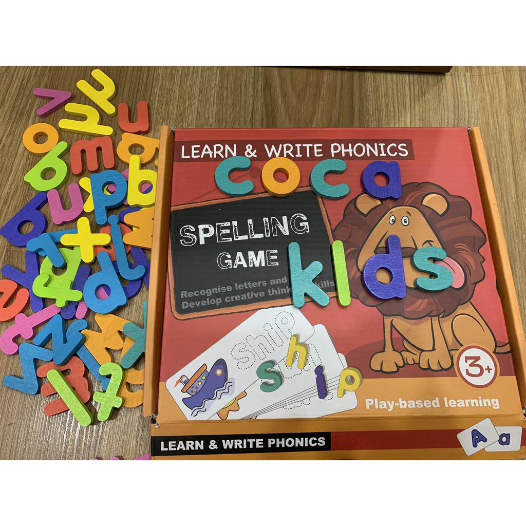 Đồ chơi cho bé học tiếng anh - spelling game phiên bản mới 2021