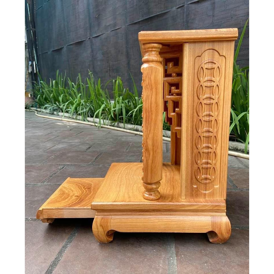 Bàn thờ thần tài ông địa gỗ gõ đỏ - Đồ Gỗ Vinh