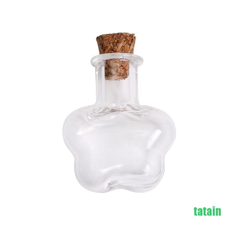Set 5 lọ điều ước rỗng thủy tinh mini có nút bần đậy lại tiện lợi