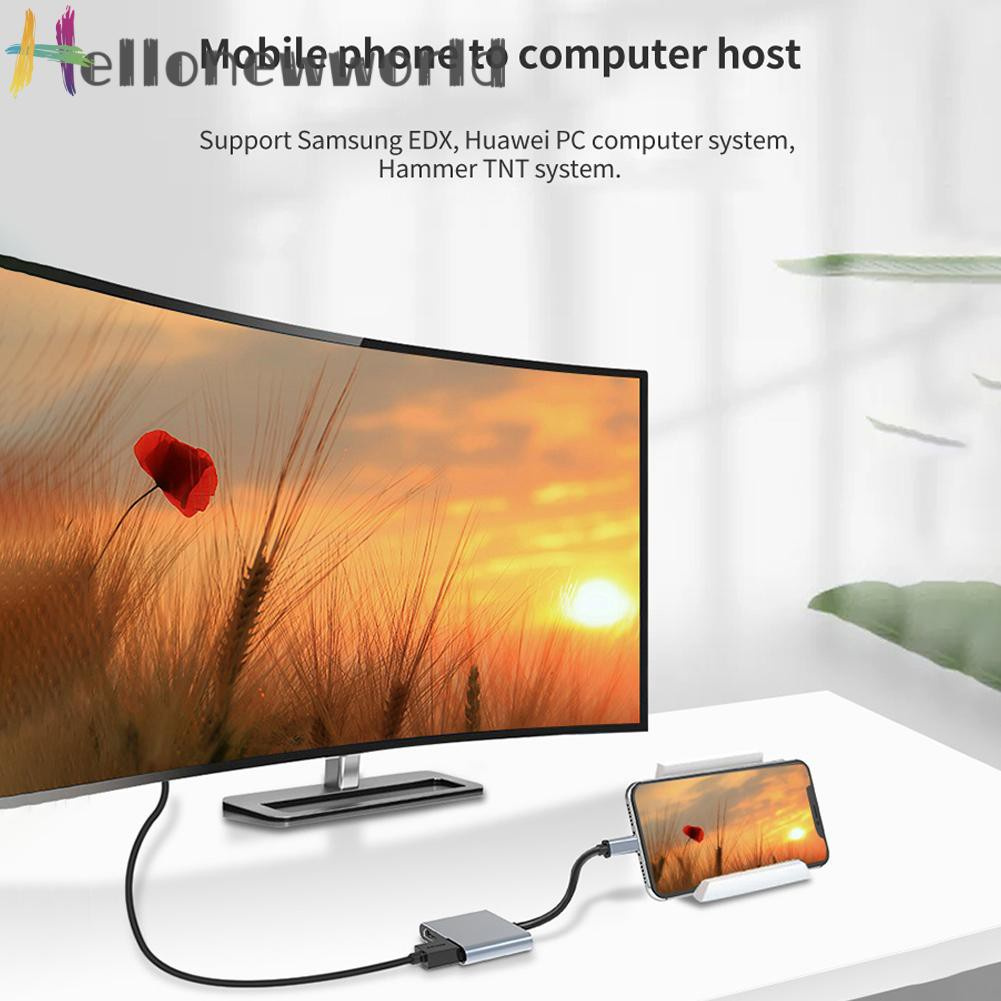 Bộ Chuyển Đổi Usb Type C Sang Hdmi-Comp 4k Hd Cho Macbook