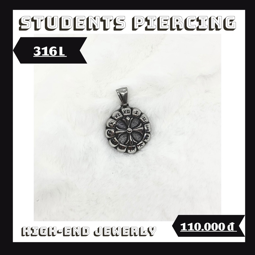 [Rẻ Vô Địch] Mặt Dây Chuyền Chromehearts Cá tính - Thép Không Gỉ