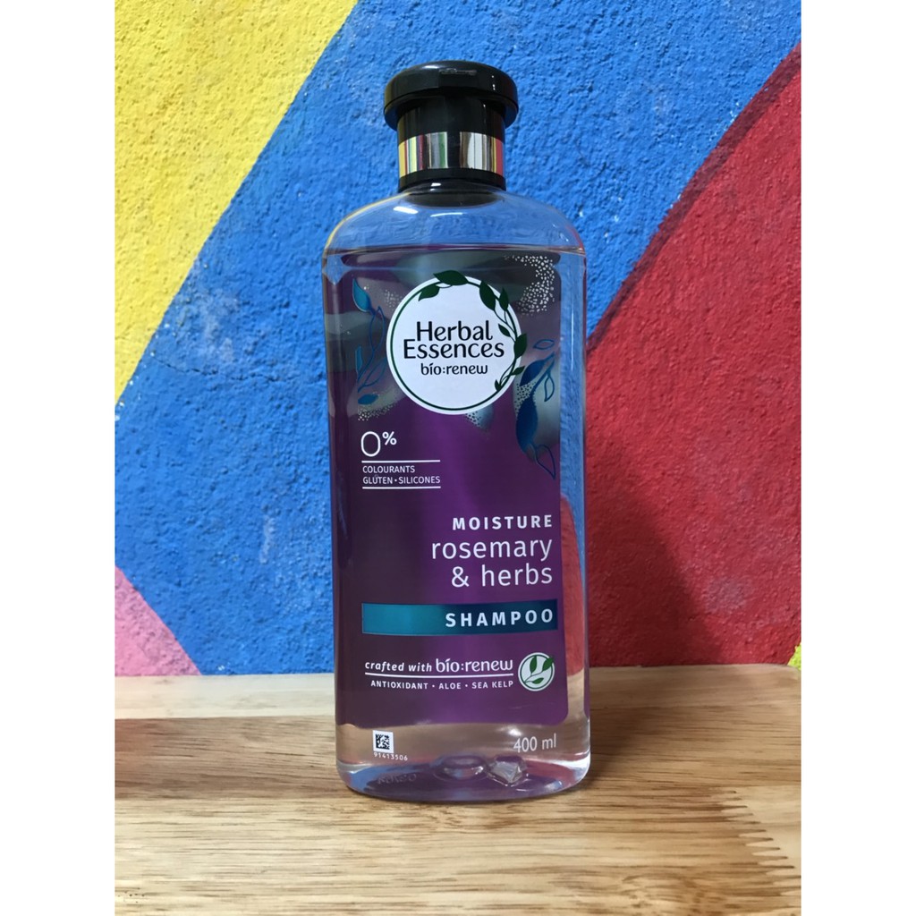 Dầu Gội Herbal Essences Thảo Mộc & Hương Thảo Chai 400ML - 8001090222909