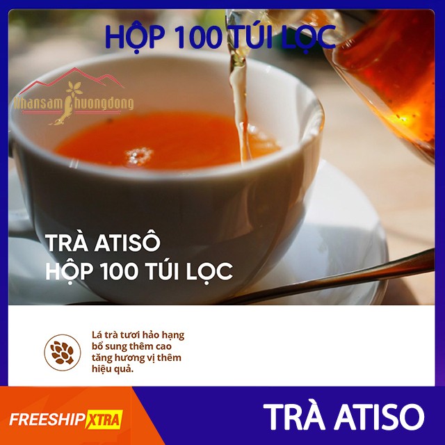 Trà Atiso Ladophar Hộp 100 túi lọc Đặc Sản Trà Actiso Đà Lạt món quà sức khỏe từ thiên nhiên Nhân Sâm Phương Đông nspd . | BigBuy360 - bigbuy360.vn