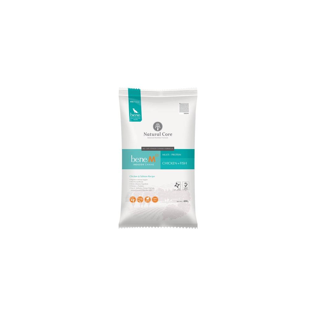 Thức ăn hạt cho chó Natural Core Bene M50 (Thịt gà &amp; cá hồi) - Túi 400g