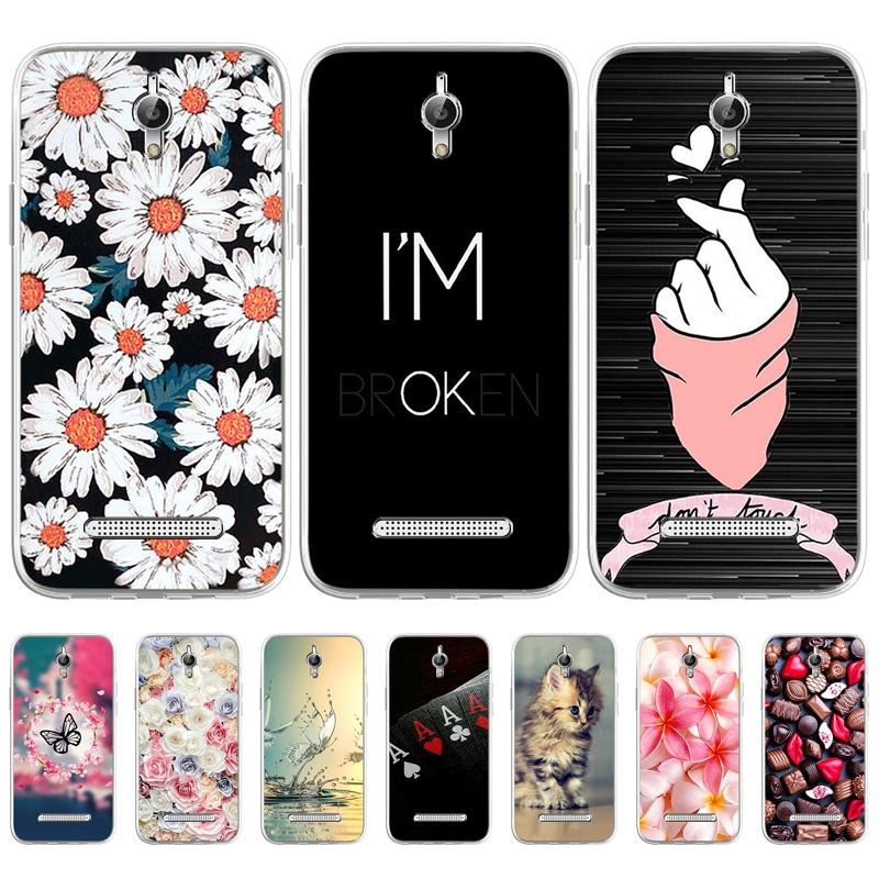 TP-Link Neffos C7 TP910A TP910C TP-Link Neffos Y7 5.5 inch Phone Cases Soft TPU Covers Silicone Cute Printing Shockproof Back Cover