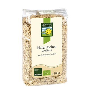 Yến mạch hữu cơ cán dẹp Haferflocken Grofblatl Bohlsener 500g