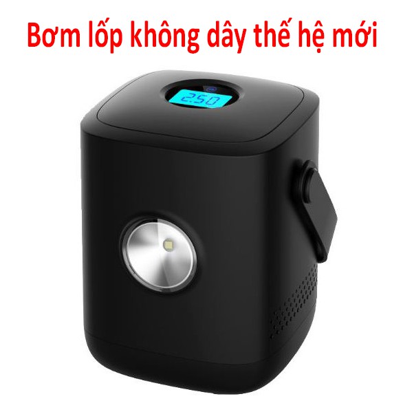 Bơm lốp không dây thế hệ mới - Nhỏ gọn, bơm khoẻ