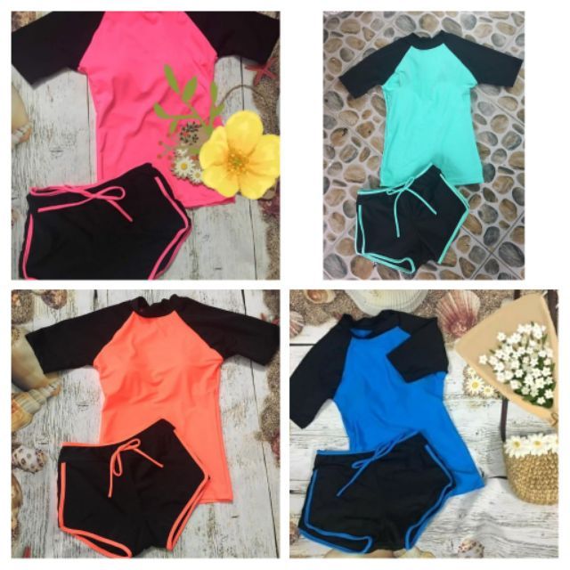 Đồ bơi học sinh - tay lỡ