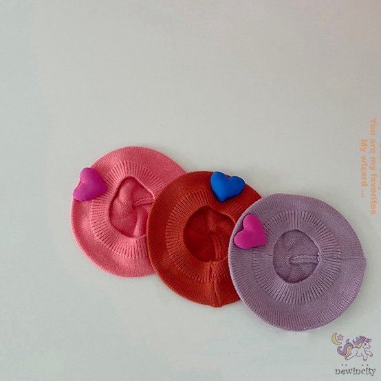 Mũ Beanie Dệt Kim Co Giãn Phong Cách Hàn Quốc Thời Trang Thu Đông Cho Bé Trai Và Gái