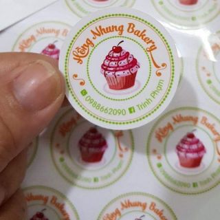 Tem giấy theo yêu cầu.