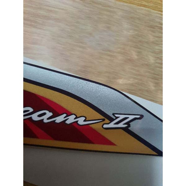 Tem Thái Lửa 3 Lớp Dày Dặn [ Tặng Kèm Bộ Tem Thông Số ] - Tem Lửa Dream Dán Xe Dream Thái, Dream Việt, Super Dream