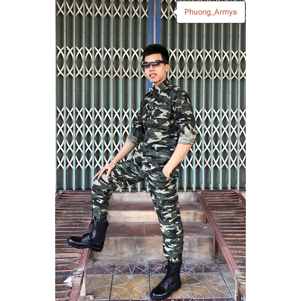 QUẦN ÁO LÍNH RẰN RI XANH MÃ 468 | BigBuy360 - bigbuy360.vn